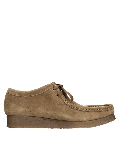 Polacchine in camoscio CLARKS | WALLABEE COLAMARRONE